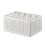 Foldable Pants Storage Box with Adjustable Dividers, White 5 Grids Closet Organizer for Wardrobe 3