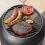 Charcoal Grill Grate 34 cm Diameter Enhanced Airflow for Heat Retention 5