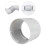 Portable AC Coupler 150mm Universal Threaded Exhaust Hose Connector for 6 Inch Diameter 2