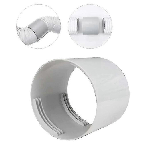 Portable AC Coupler 150mm Universal Threaded Exhaust Hose Connector for 6 Inch Diameter 1