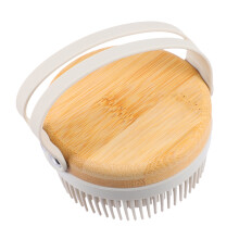 1St Baby Body Brush Voor Diepe Haar- En Lichaamsreiniging Grijs