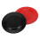 Red Dinnerware Plates for Storage 4Pcs Round Lightweight Plates 5