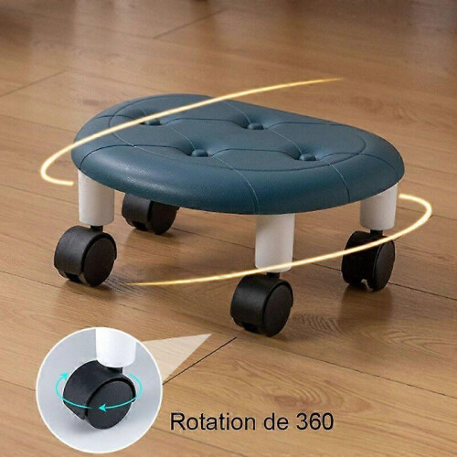 Adjustable Rolling Stool with Ergonomic Design and 360 Rotation 1