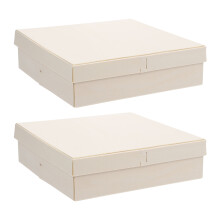 2St Multifunctionele Geschenkdoos Met Eenvoudige Structuur