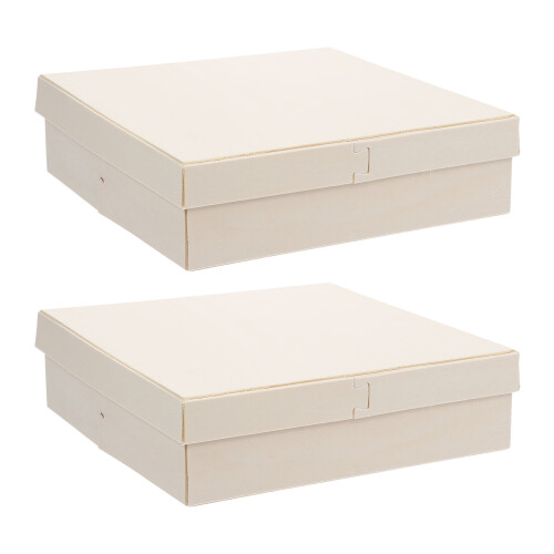 2St Multifunctionele Geschenkdoos Met Eenvoudige Structuur