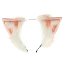 1St Kattenoren Haarclip Met Duurzame Stof, Voor Themafeesten