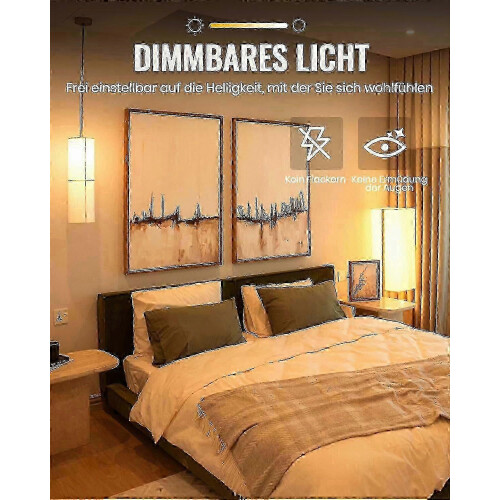 JDD E27 Edison Bulbs Dimmable 200W 2820 Lumens Warm White 2800K 2 Pack 1