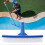 Swimming Pool Brush with Telescopic Rod Hole, Plastic Lightweight for Hot Spring Spa 4