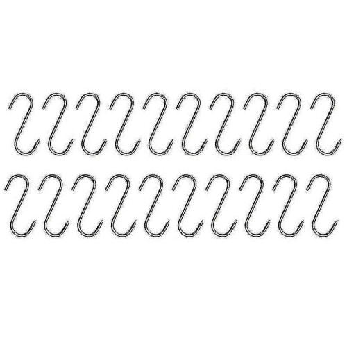 Stainless Steel Meat Hooks 20 Pcs with Sharp Tip for Butcher Shop Kitchen 1