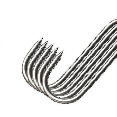 Stainless Steel Meat Hooks 20 Pcs with Sharp Tip for Butcher Shop Kitchen 2