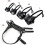 Adjustable Leather Dog Muzzle with Breathable Air Holes for Small Medium Large Dogs 2