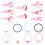 16St Haarversiering Set Unicorn, Ponytail En Armband 1