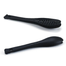 Detachable Heat-resistant Cooking Spoon and Salad Tongs Combo, PP Material Kitchen Utensil Set