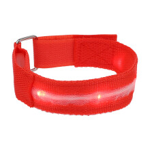 1St Lichtgevende Nylon Armband Voor Veiligheid Bij Nacht