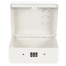 1Set White Key Lock Box Van Staal Met 6 Slots En Codeslot