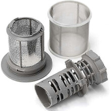 Vervangend microfilter voor vaatwasser 427903 3-in-1 set, compatibel met Bosch, Neff, Siemens, SGS, SGV en SRS3 series.