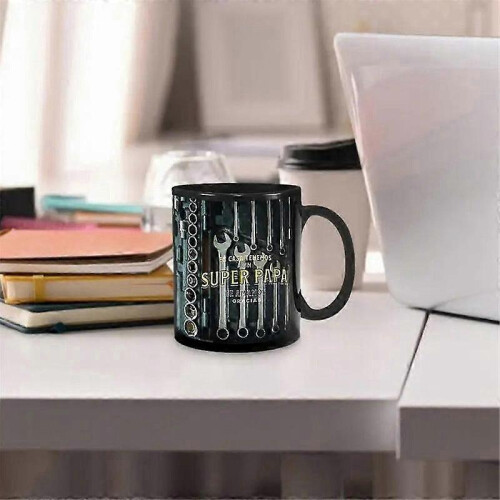 Mechanic Toolbox Set Ceramic Mug with C-Shaped Handle, Double-Sided Printed Graphics, Dishwasher and Microwave Safe 1