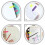 6Sets Multi Kleurige Labels Voor Thuis En Werk 4