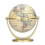 Mini World Map Globe Desktop Rotating Geography Teaching Tool with Bright Colors 4