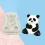 Bamboo Panda Shaped Cake Decorating Silicone Fondant Chocolate Mould 2