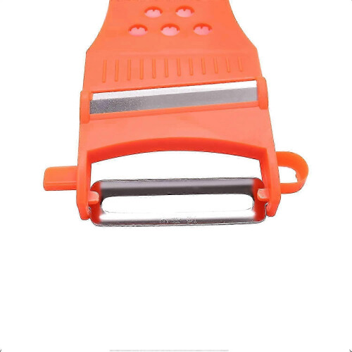 2-Piece Vegetable and Fruit Cheese Grater Set with Plastic Handle, Peeler Slicer 2