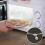 Microwave Turntable Stand Compatible with 24.5cm Flat Glass Plate Ovens, PPC Material, Triangular Design 3