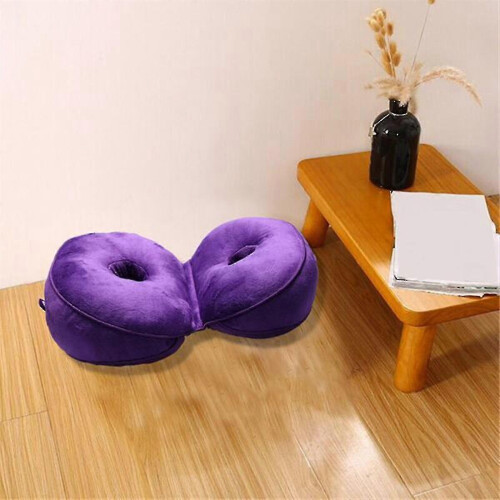 Dual Comfort Seat Cushion with Memory Foam for Hip and Back Support 1