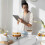 Glass Fruit Plate, Tall Transparent Serving Dish for Snacks and Side Dishes 4