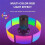 Gaming USB Microphone with Bracket Computer Desktop Mic RGB Game Conversation Voice Recording Condenser Microphone 4