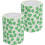 Toilet Paper Rolls 2-Pack with Clover Pattern, Compatible with Toilet, Wood Pulp Material 3
