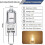 G4 Halogen Bulb 10W 12V Dimmable 10-Piece Set, Warm White 2700K, 2-Pin Base 2