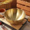 Stainless Steel Salad Bowls 2pcs Golden Stackable for Ramen Bibimbap 4