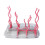1St Multifunctioneel Babyfles Rek Met Antislip Roze 7