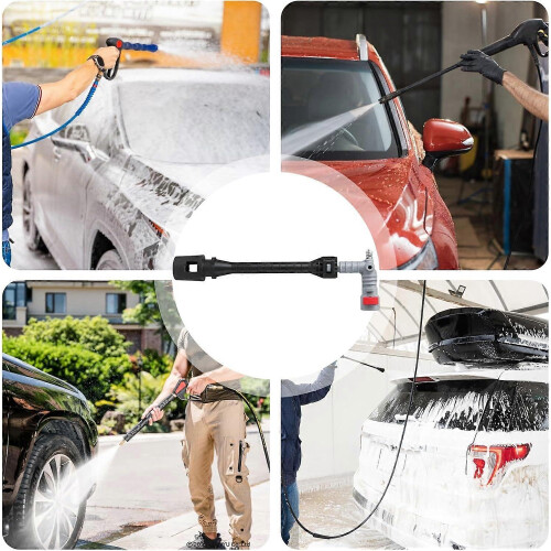 High-Pressure Car Wash Nozzle with Adjustable Spray Modes and Ergonomic Grip 2