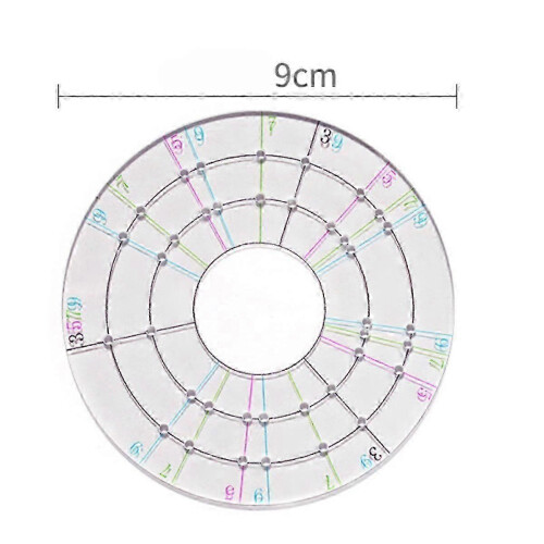 Pottery Trimmer Tool Acrylic Circular Divider for Clay Shaping and Marking 1