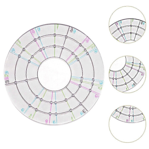 Pottery Trimmer Tool Acrylic Circular Divider for Clay Shaping and Marking 2