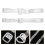 2St Dames Transparante Tailleband Slip Resine Accessoire 7