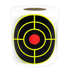 200Pcs Self Adhesive Shooting Target Sticker 7.6cm Splatter Amp Reactive Practice Training Stickers