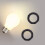 50St Plastic Lampsteun Ring Voor E12 Licht Houder 3