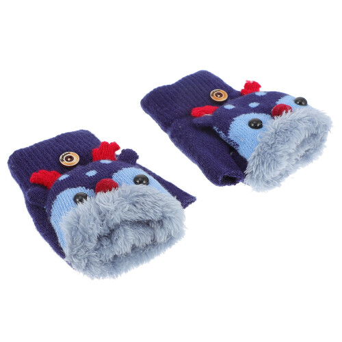 1Paar Winterhandschoenen Met Kerstmotief