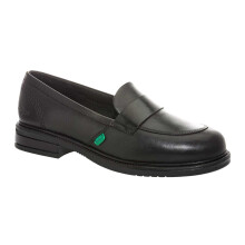 (3 UK, Black) Kickers Womens/Ladies Lach Leather Loafers