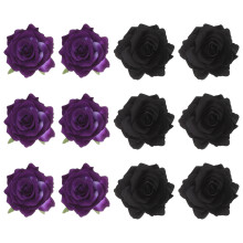 12St Rozen Broche En Haarclip in Diverse Kleuren