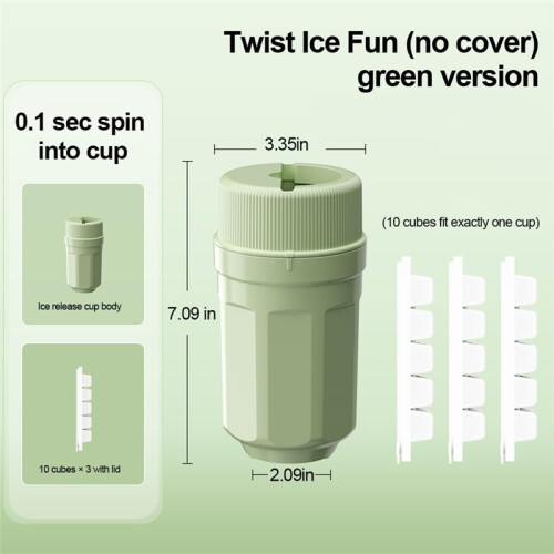 Reusable Ice Cube Tray with Lid and Bin Stackable Easy Release Ice Maker 2