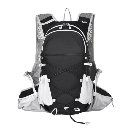 Comfortable Trekking Backpack With Ventilated-Black with gray