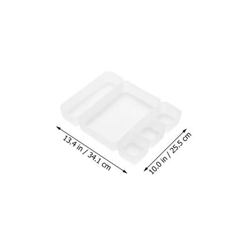 5St Lade Indelingsdozen Plastic Wit Duurzaam Voor Huis 1
