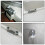 Turntable Dust Cover Hinges Repair Kit for Technics SL-D2 Q3 3200 Durable Hinge Brackets Replacement 5