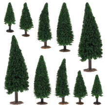 10St Model Mini Tree Plastic Mini Landschapsdecoratie