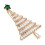 1St Xmas Broche Ontwerp Gouden Kledingaccessoire 1