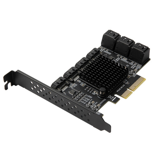 10-Poorts Pcie Iii Adapter Zwarte Pcb Voor Computer