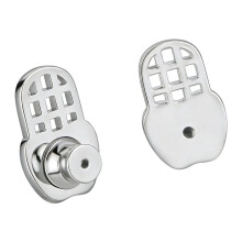 2PCS bequeme Ohrringstützen für große Ohrringe Gold Silber-Weiß